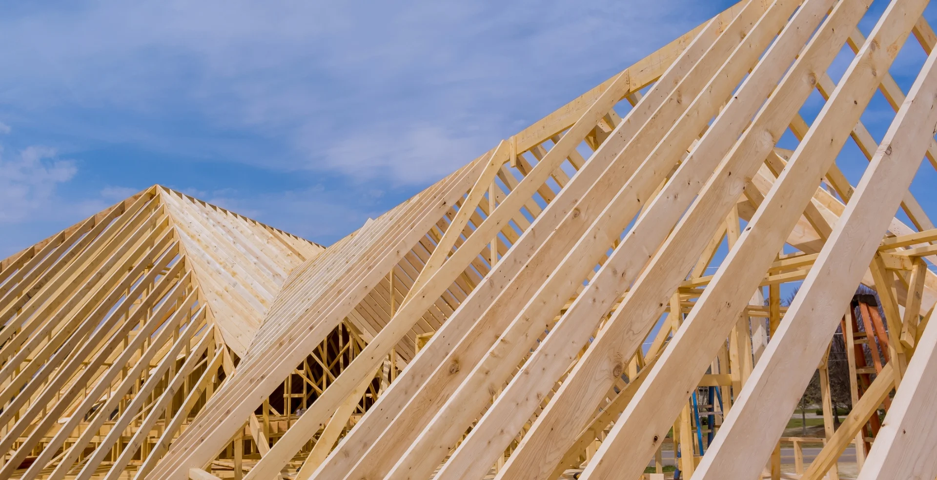 Dachgerüst aus Holz